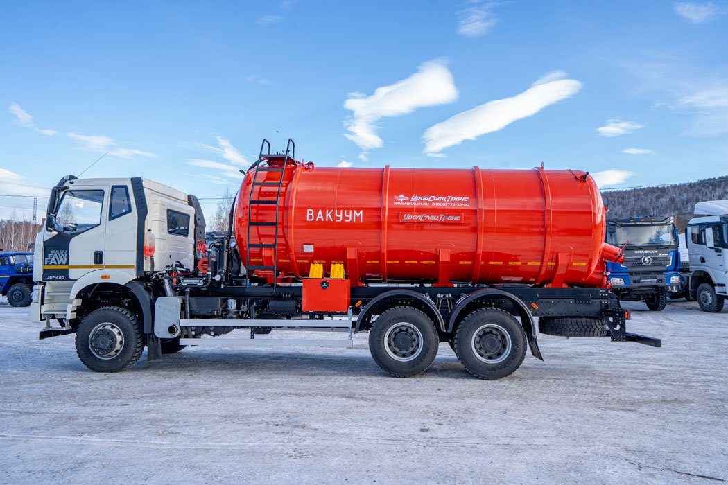 Вакуумная машина МВ-19 КО УСТ 5453 FAW 3250 6Х6, КБ 4800