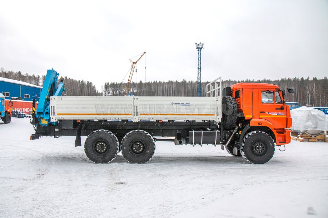 Бортовой автомобиль Камаз с КМУ ИМ-95