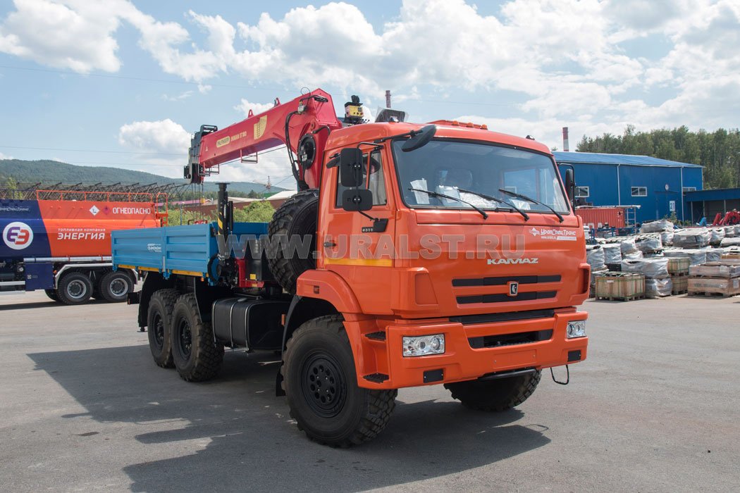 Бортовой Камаз 43118-46 с КМУ ИТ-180