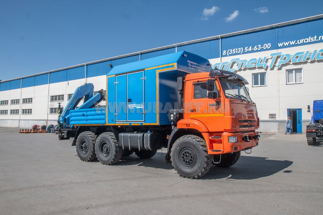 ПАРМ с КМУ ИМ-150 УСТ 5453 Камаз-43118-50