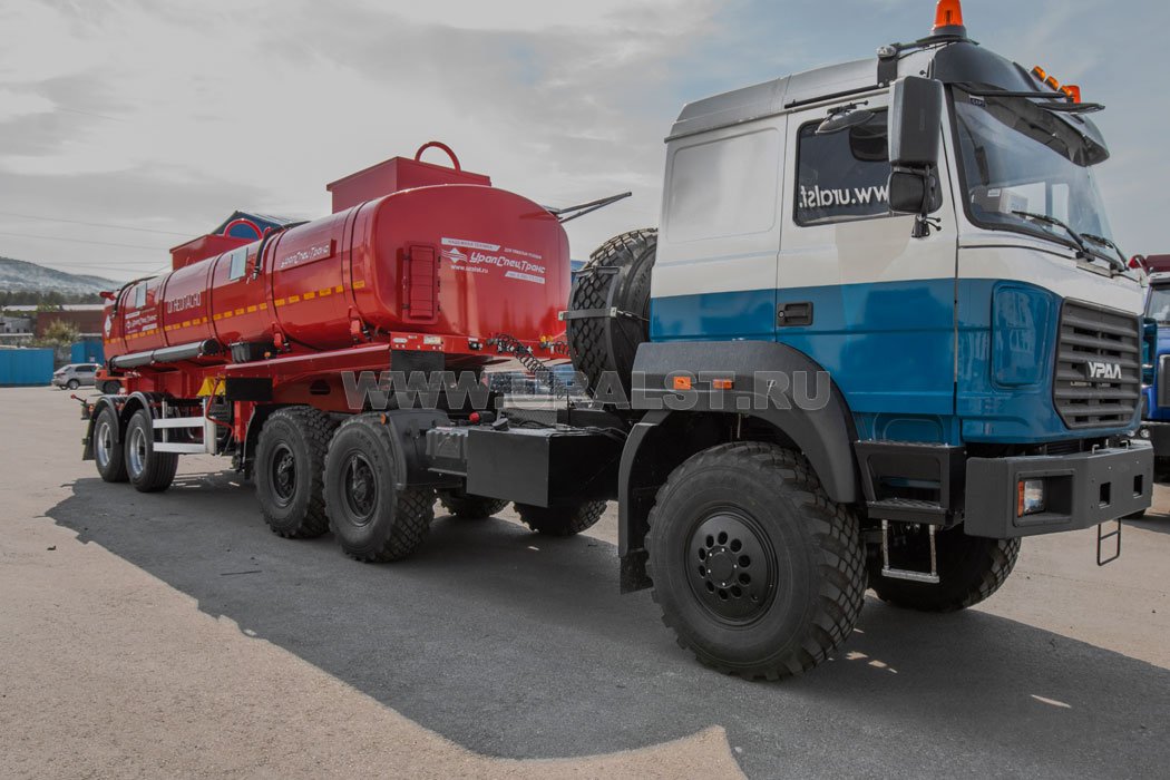 Полуприцеп цистерна ППЦ 22П-21-2Н УСТ 9465 рамная, насос