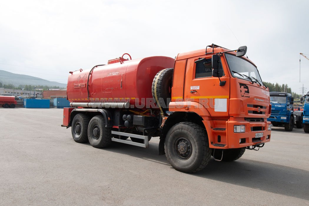 Автоцистерна для нефти АЦН-17Т УСТ 5453 Камаз 65224-53, термос, нерж (б/у)