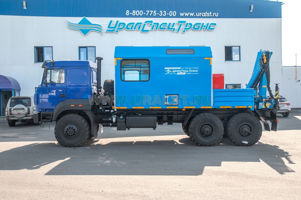 Автофургон АРОК с КМУ ИМ-95 УСТ 5453 Урал 4320-80Е5