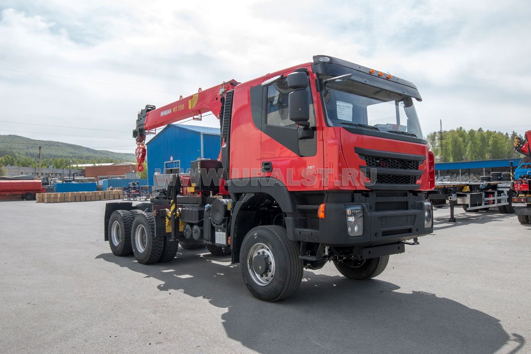 Седельный тягач IVECO-AMT с КМУ ИТ-150