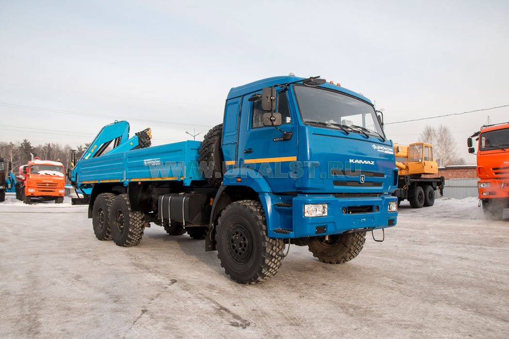 Бортовой автомобиль Камаз с ИМ-150N-04