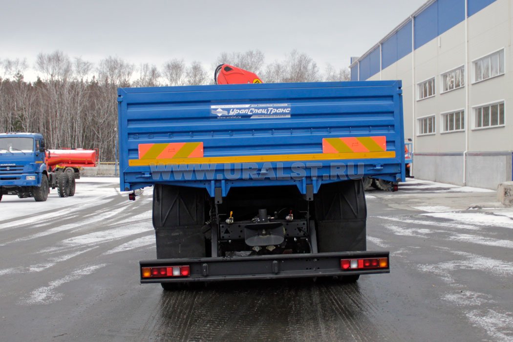 Автомобиль бортовой Камаз 65117-23 с КМУ Palfinger PK-23500А