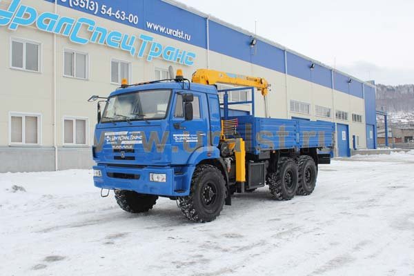 Камаз бортовой с КМУ