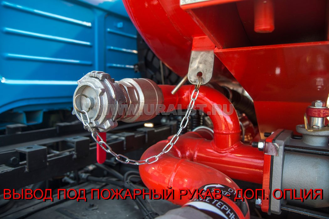 Трубопровод с БРС под пожарный рукав