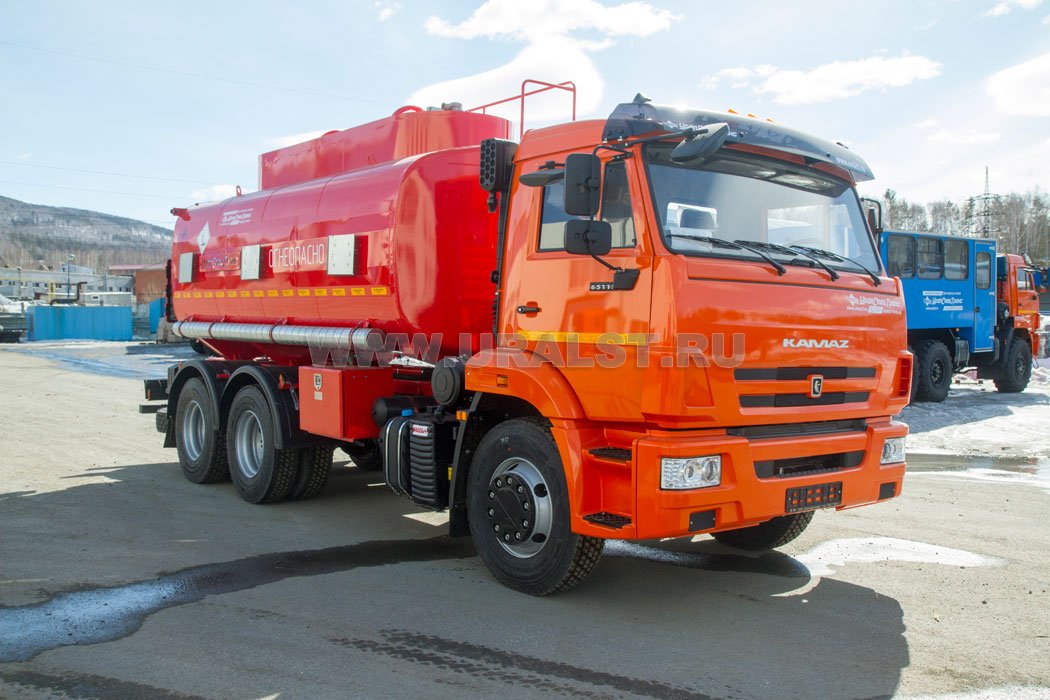 Автотопливозаправщик АТЗ 17-3Б УСТ 5453 Камаз 65115-50