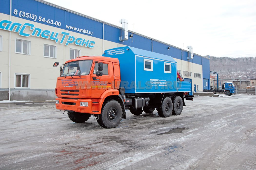 Камаз ТБМ 43118-46 с КМУ ИМ-20 УСТ-5453