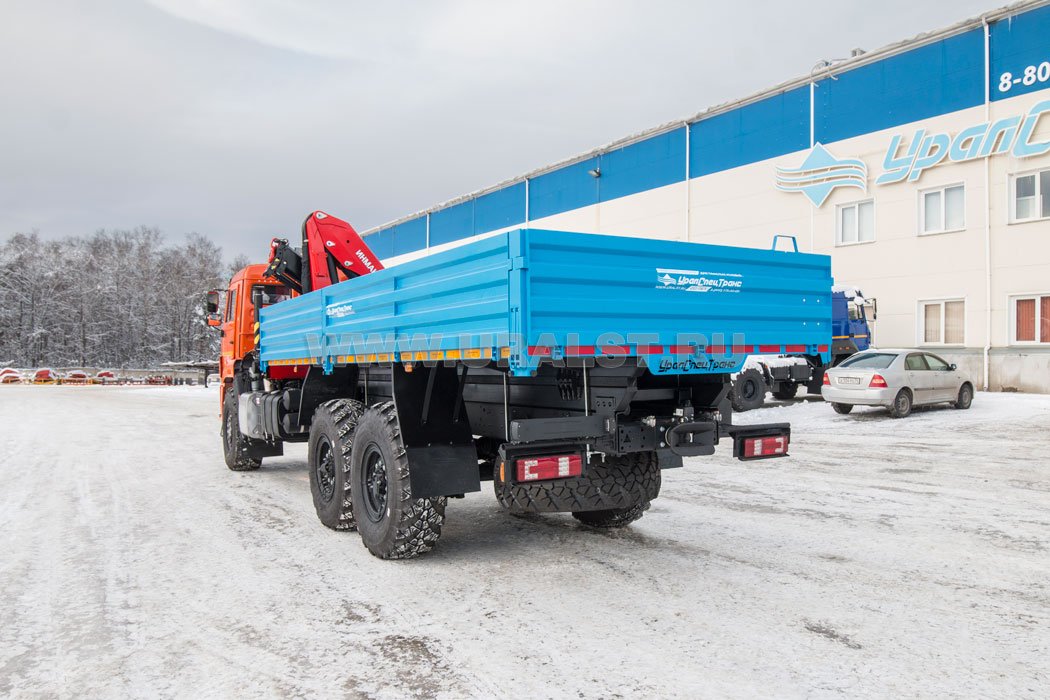 Автомобиль бортовой с КМУ ИМ-150N УСТ 5453 Камаз 43118-50