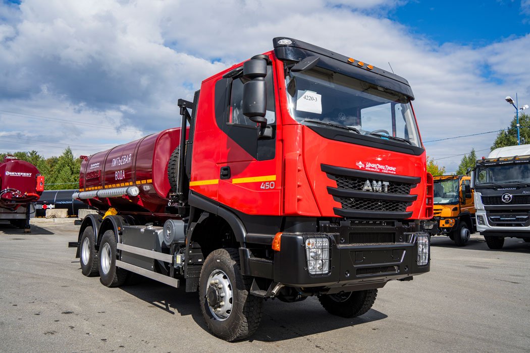 Автоцистерна для питьевой воды АЦПТ-10НО УСТ 5453 АМТ N.V. 632910 (6х6)