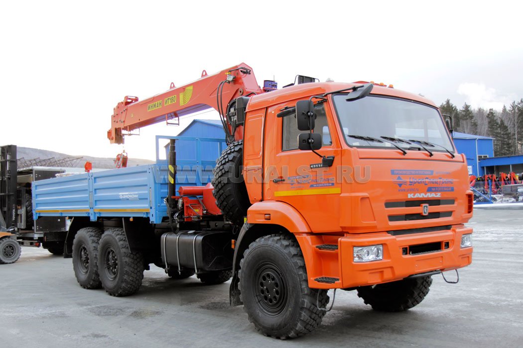 Бортовой Камаз 43118-50 с КМУ ИТ-180