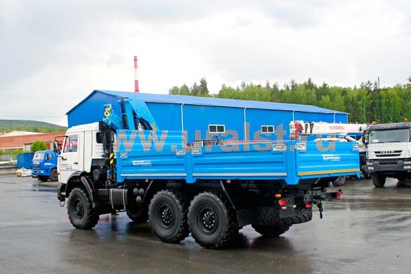 Бортовой Камаз 43118-46 с краном-манипулятором ИМ-95