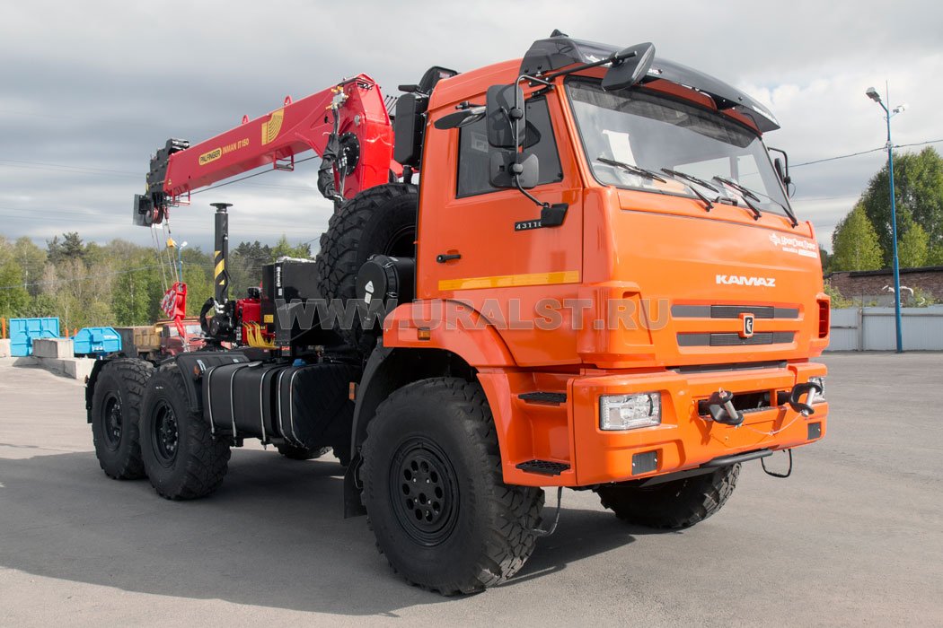 Тягач Камаз 43118 с КМУ ИТ-150