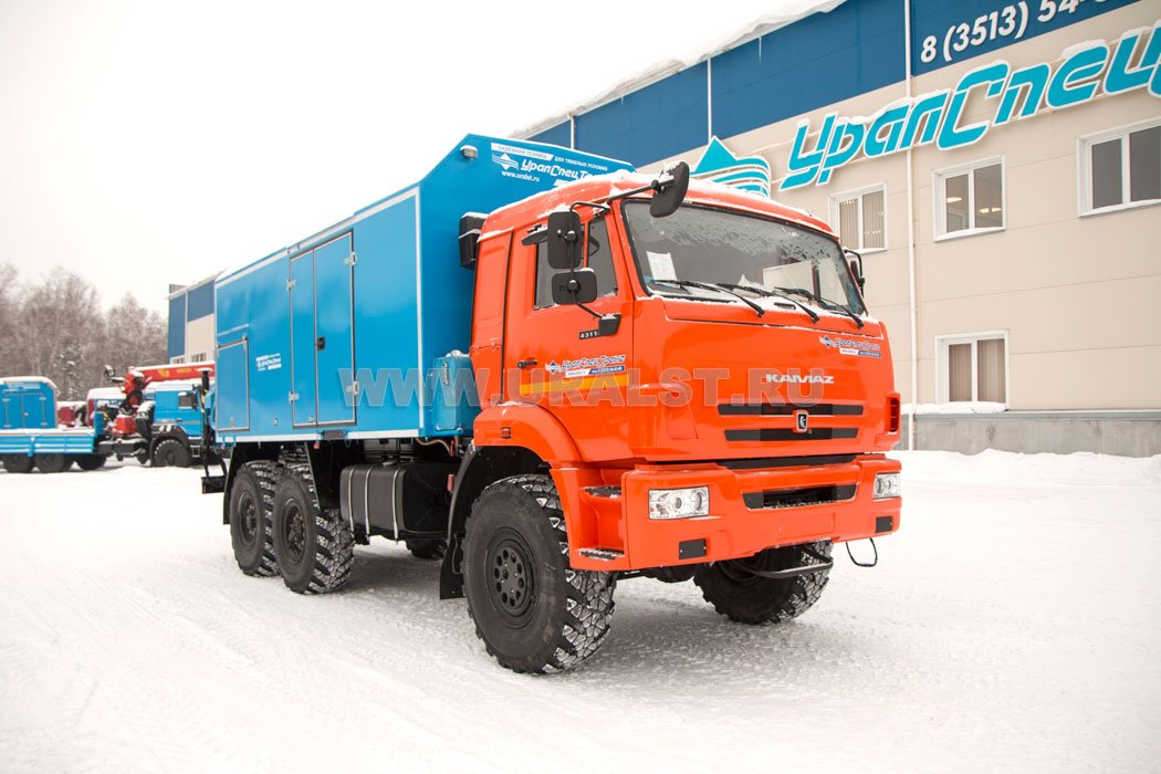 ПАРМ с КМУ ИМ-95 УСТ 5453 Камаз 43118-50
