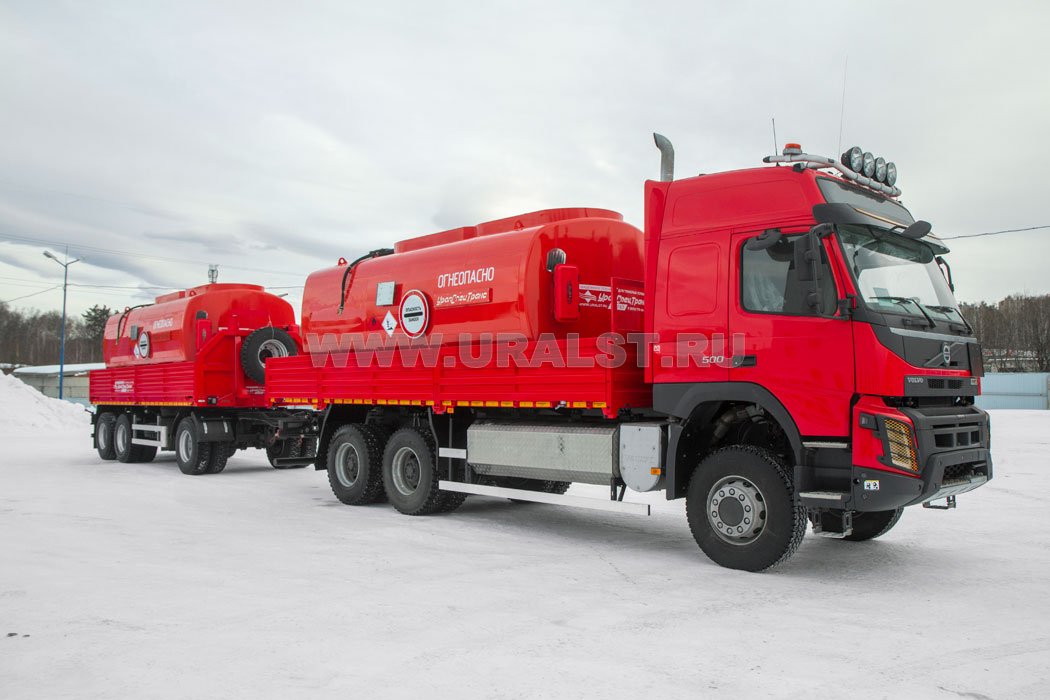 Автомобиль бортовой Контейнеровоз Volvo FM 6x6 + Контейнер-цистерна КЦ-20 УСТ 94653