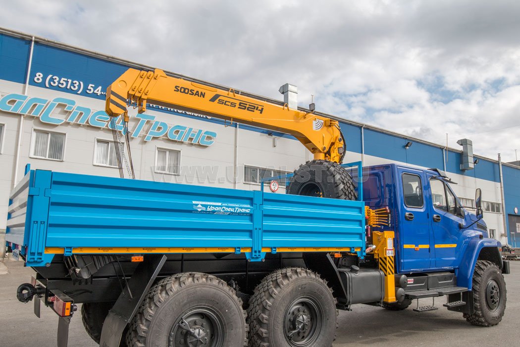 Кран-манипулятор SOOSAN SCS 524
