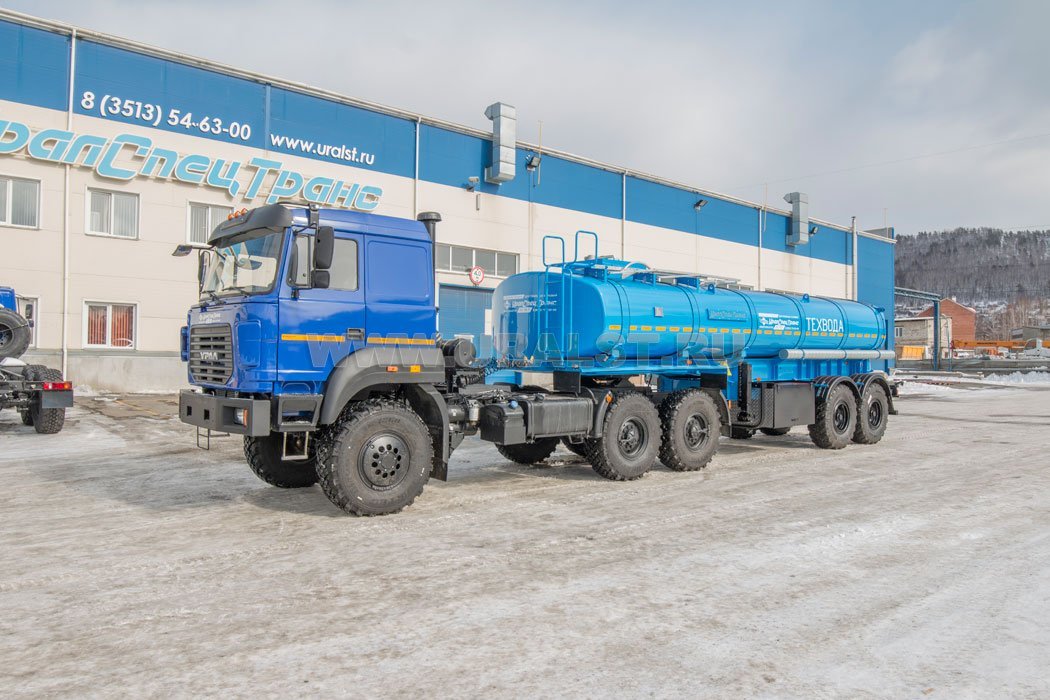 Полуприцеп цистерна ППЦТВ 17Т-21 УСТ 9465 рамная 