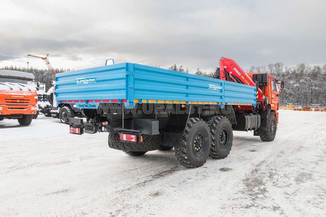 Автомобиль бортовой с КМУ ИМ-150N УСТ 5453 Камаз 43118-50