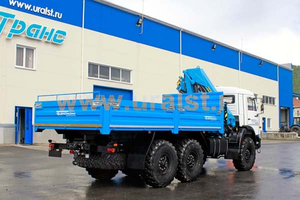 Камаз бортовой 43118-46 с краном-манипулятором ИМ-95
