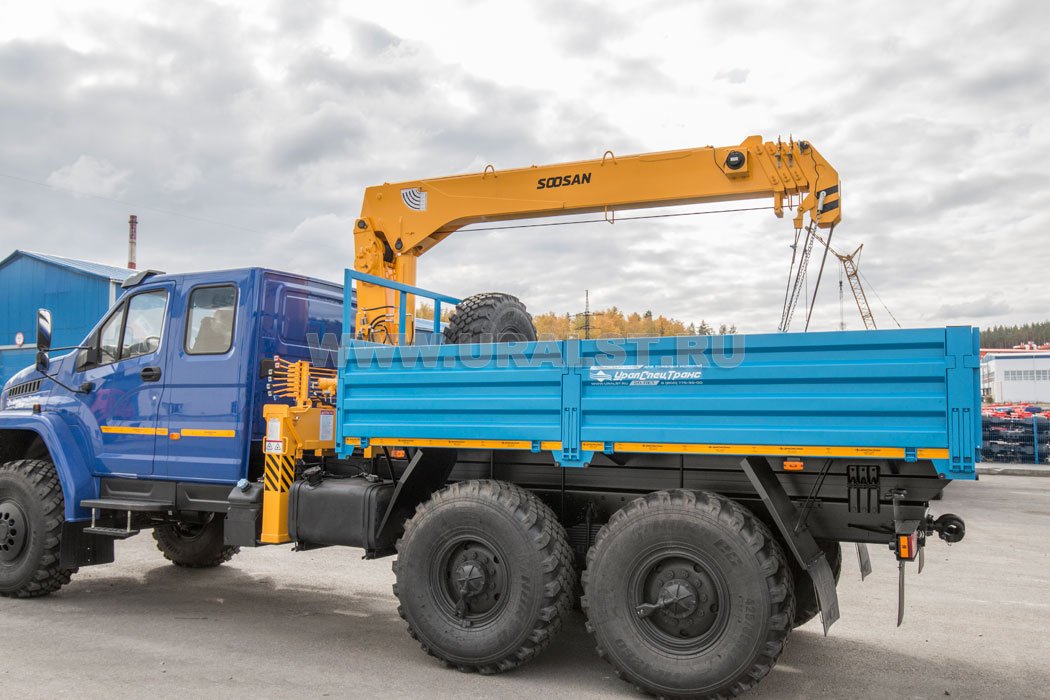 Кран-манипулятор SOOSAN SCS 524 (тросовый)