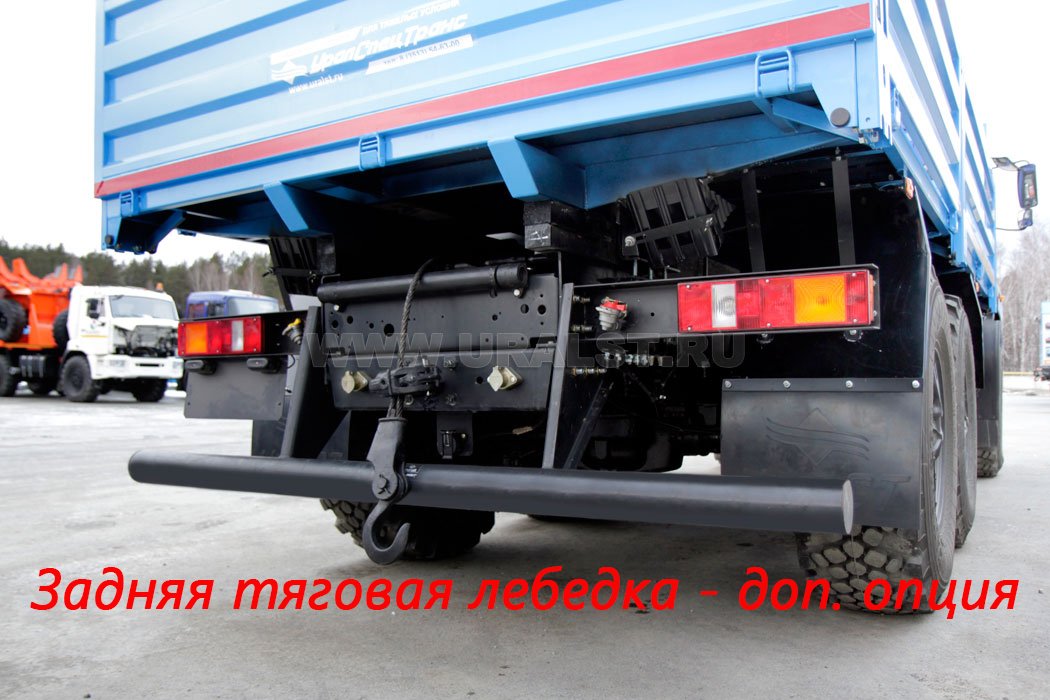 Задняя механическая лебедка