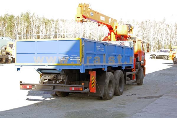 Бортовой Камаз 65115 с КМУ Kanglim