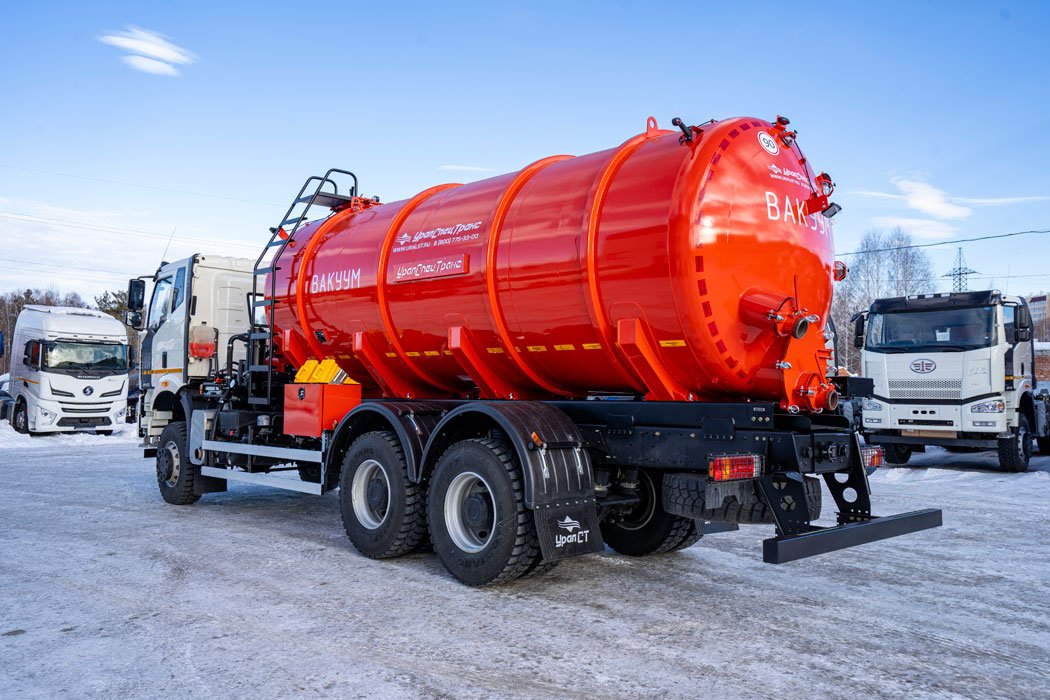 Вакуумная машина МВ-19 КО УСТ 5453 FAW 3250 6Х6, КБ 4800