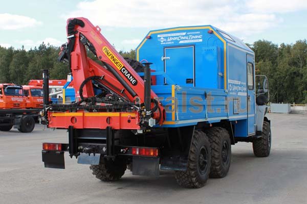 Фургон АРОК с КМУ Palfinger РK 8500