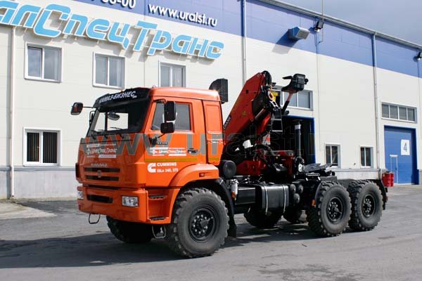Тягач Камаз с КМУ Palfinger РK-15500А