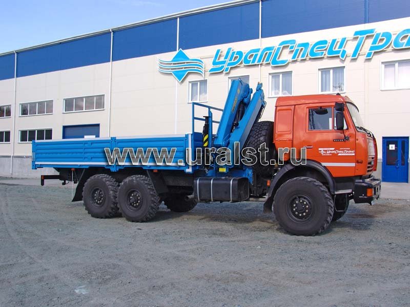 Бортовой Камаз с КМУ ИМ-180