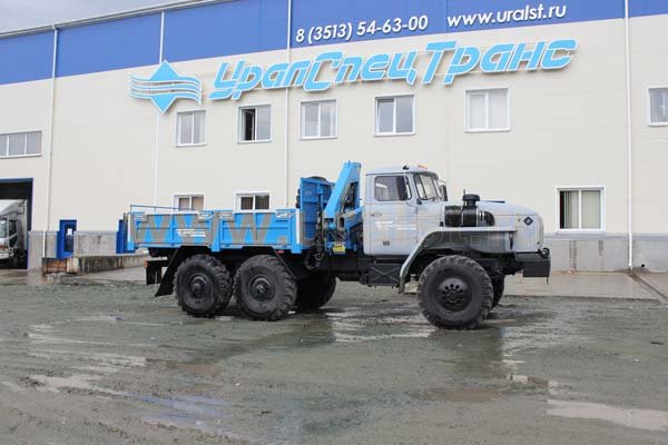 Бортовой Урал с ИМ-55