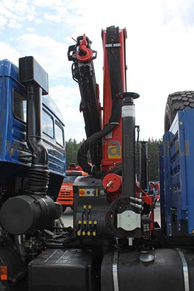 Бортовой Камаз 5350 с КМУ Palfinger PK-12000