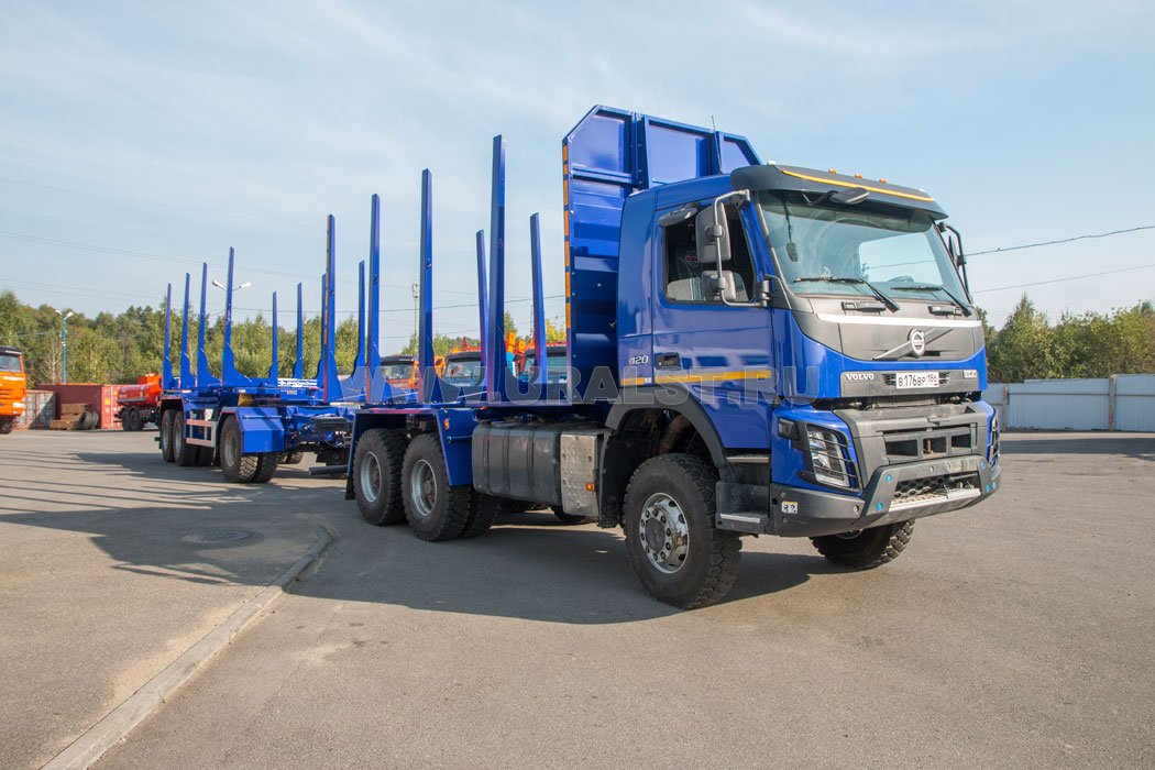 Сортиментовоз VOLVO FM-TRUCK + Прицеп-сортиментовоз ПСВ 25-34Д-7 BPW УСТ 94654J