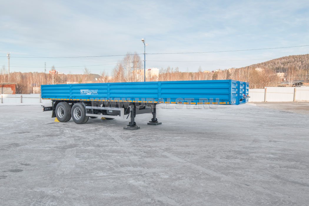Полуприцеп бортовой ППБ 20Б-21-10 УСТ 9465 385/65 R22,5 высота ССУ 1170 мм