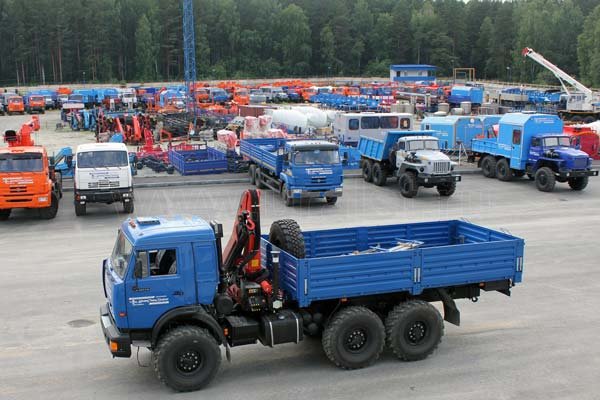 Камаз 5350-42 бортовой с Palfinger