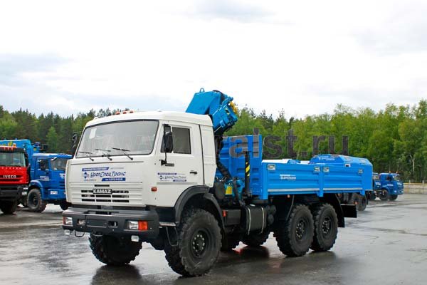Камаз бортовой 43118-46 с краном-манипулятором ИМ-95