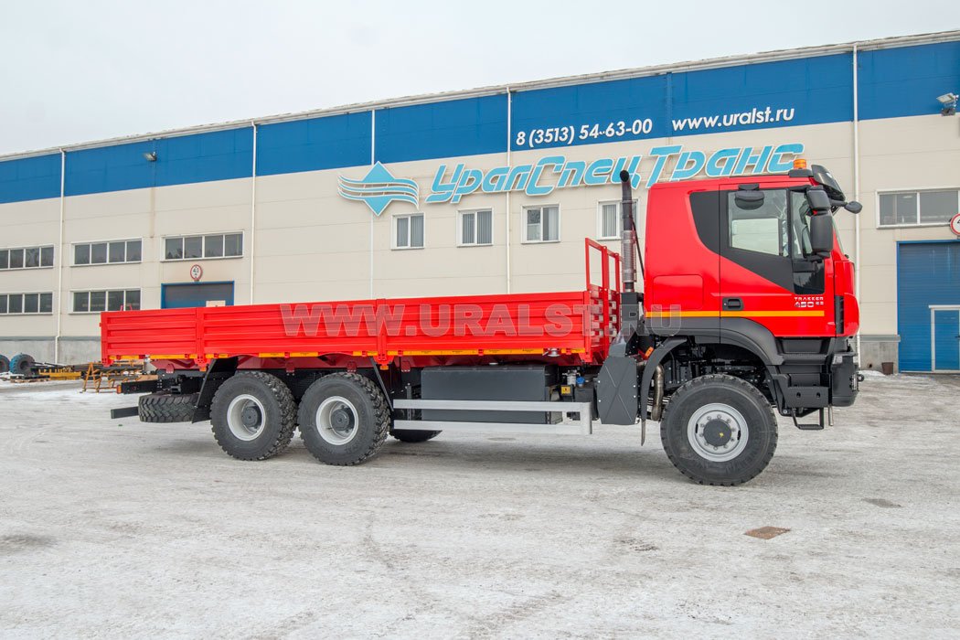 Контейнеровоз IVECO-AMT TRAKKER AT380T45W (навесное оборудование)
