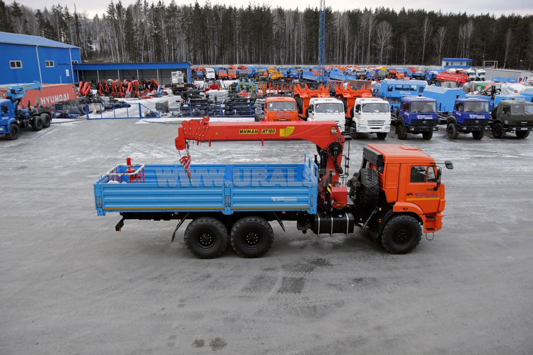 Автомобиль бортовой Камаз 43118-50 с КМУ ИТ-180