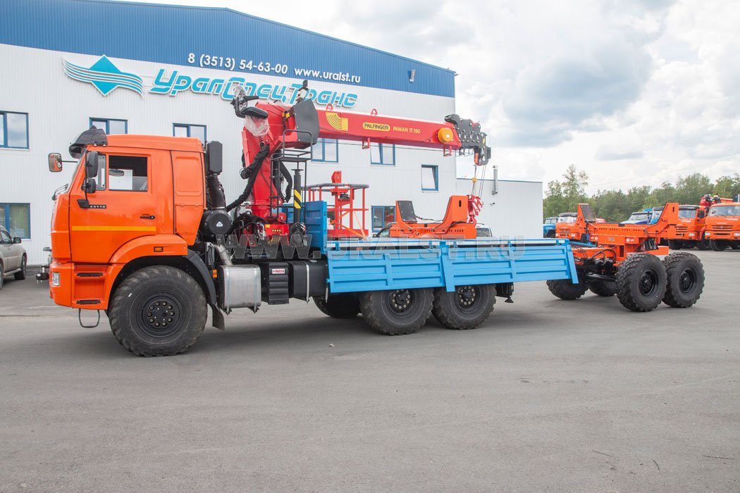 Автомобиль бортовой Камаз 43118-50 с КМУ ИТ-150