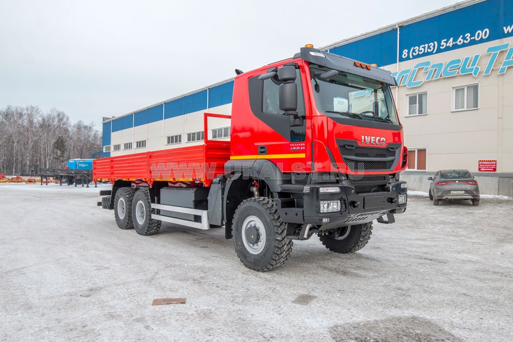 Контейнеровоз IVECO-AMT TRAKKER AT380T45W (навесное оборудование)