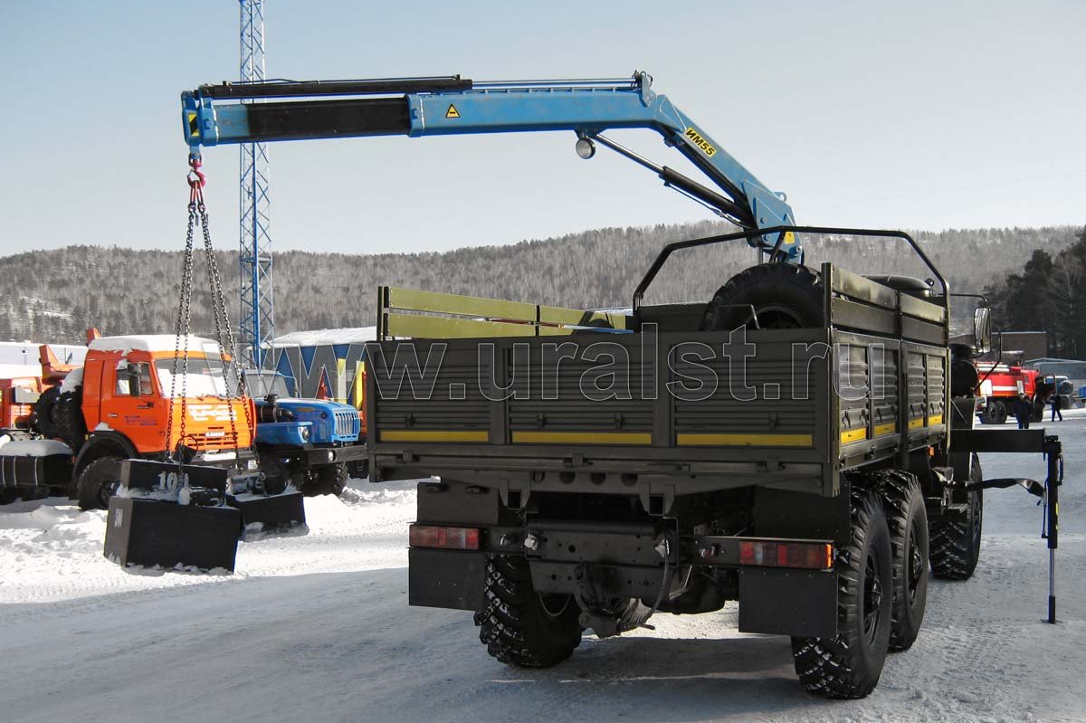 Бортовой Урал с ИМ-55