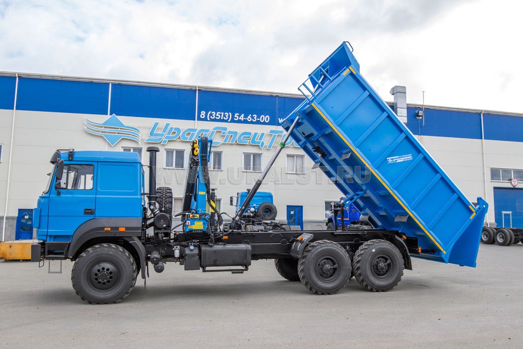 Самосвал 10-16 с КМУ ИМ-95 УСТ 5453 Урал 4320-4971-82