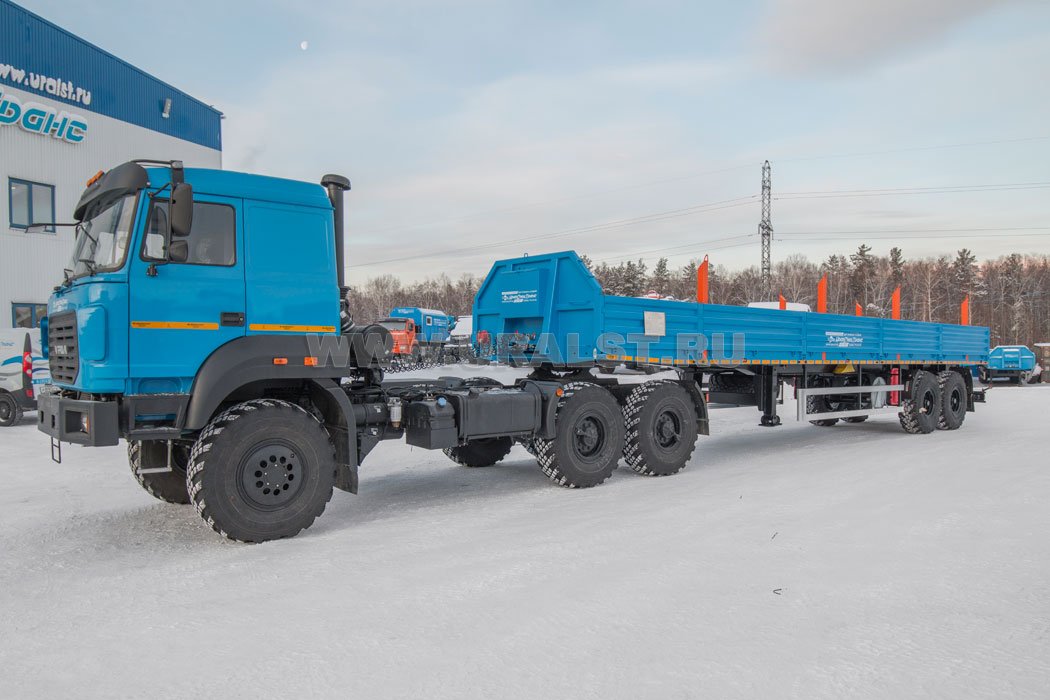 Полуприцеп бортовой ППБ 20Б-21-12К УСТ 9465 ДОПОГ 