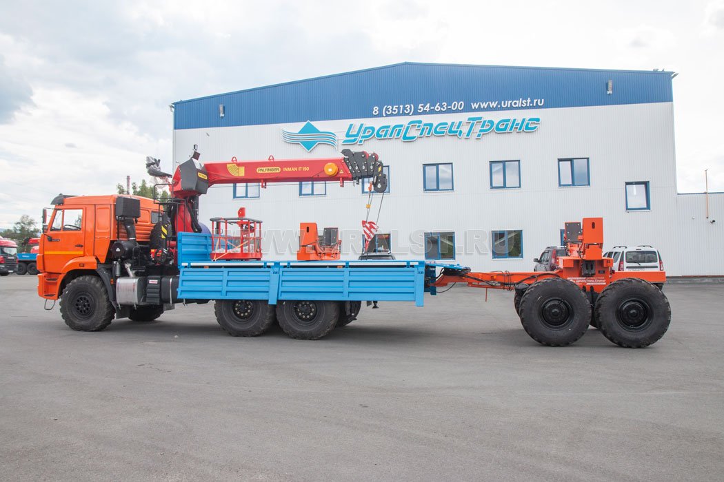 Автомобиль бортовой Камаз 43118-50 с КМУ ИТ-150