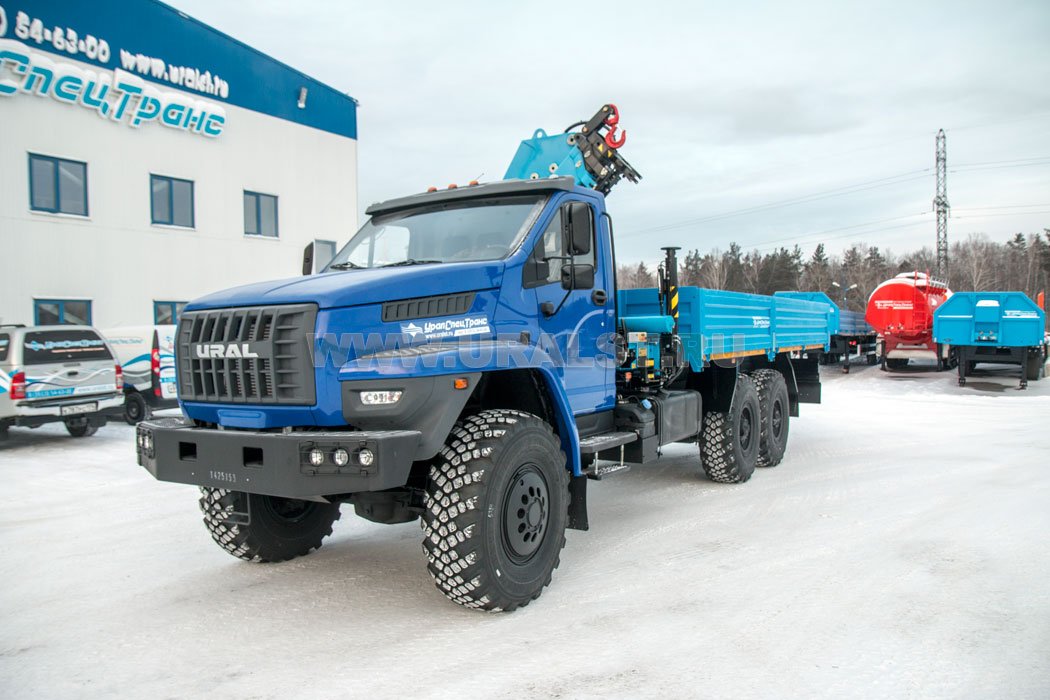 Автомобиль бортовой Урал 4320-6952-74 NEXT с КМУ ИМ-180