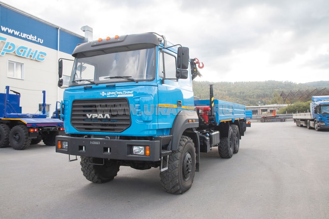 Автомобиль бортовой Урал 4320-80М с КМУ ИМ-150N