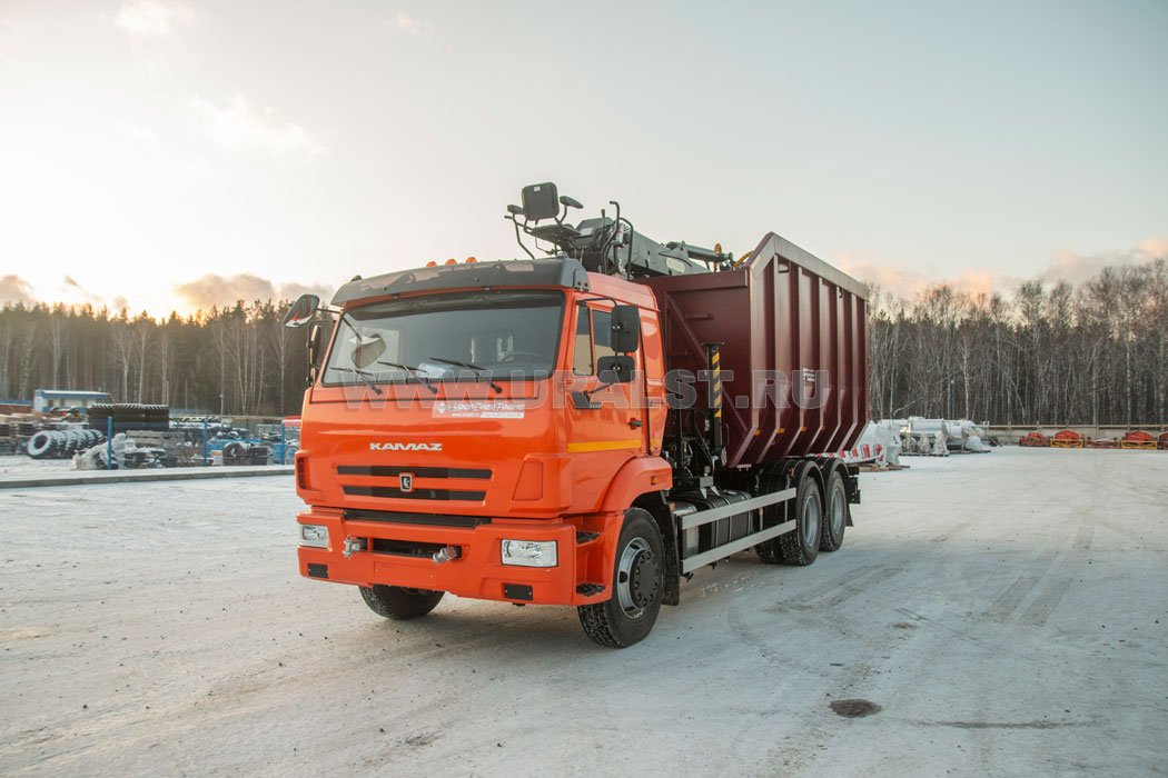 Автомобиль самосвал с КМУ VM10L74М (ломовоз) УСТ 5453 КАМАЗ 65115-50