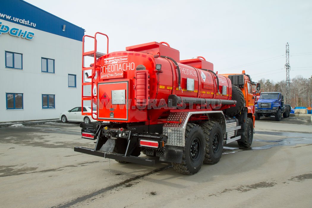 Автотопливозаправщик АТЗ-11-2 УСТ 5453 Камаз 43118-50, задний УВТ